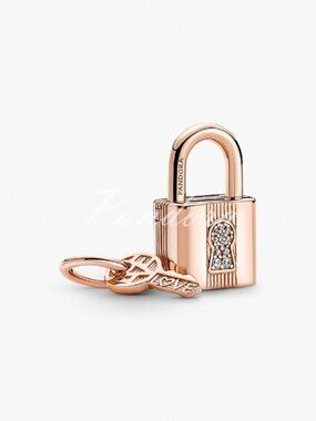 Pandora Padlock & Key Dangle Charm